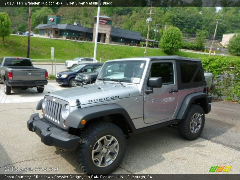 Billet Silver Metallic / Black 2013 Jeep Wrangler Rubicon 4x4