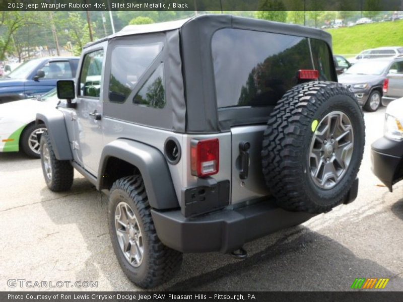 Billet Silver Metallic / Black 2013 Jeep Wrangler Rubicon 4x4
