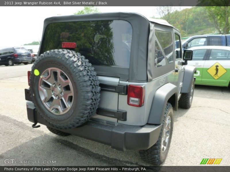 Billet Silver Metallic / Black 2013 Jeep Wrangler Rubicon 4x4