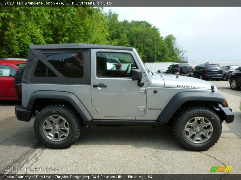 Billet Silver Metallic / Black 2013 Jeep Wrangler Rubicon 4x4