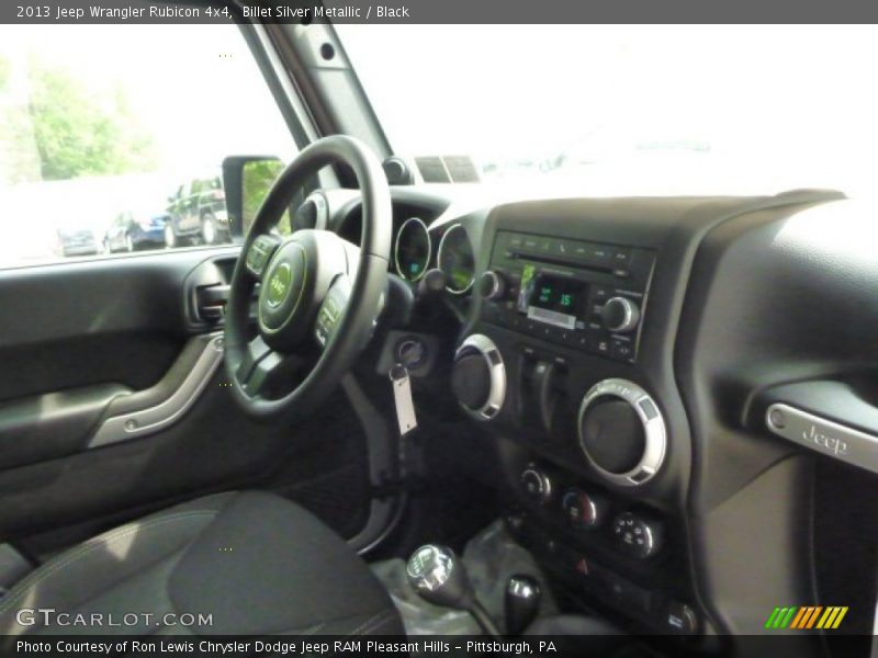 Billet Silver Metallic / Black 2013 Jeep Wrangler Rubicon 4x4