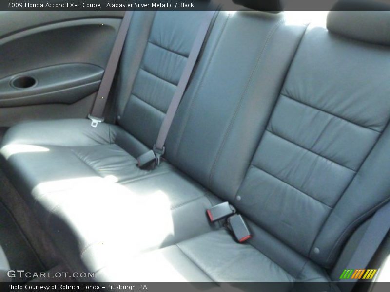 Alabaster Silver Metallic / Black 2009 Honda Accord EX-L Coupe