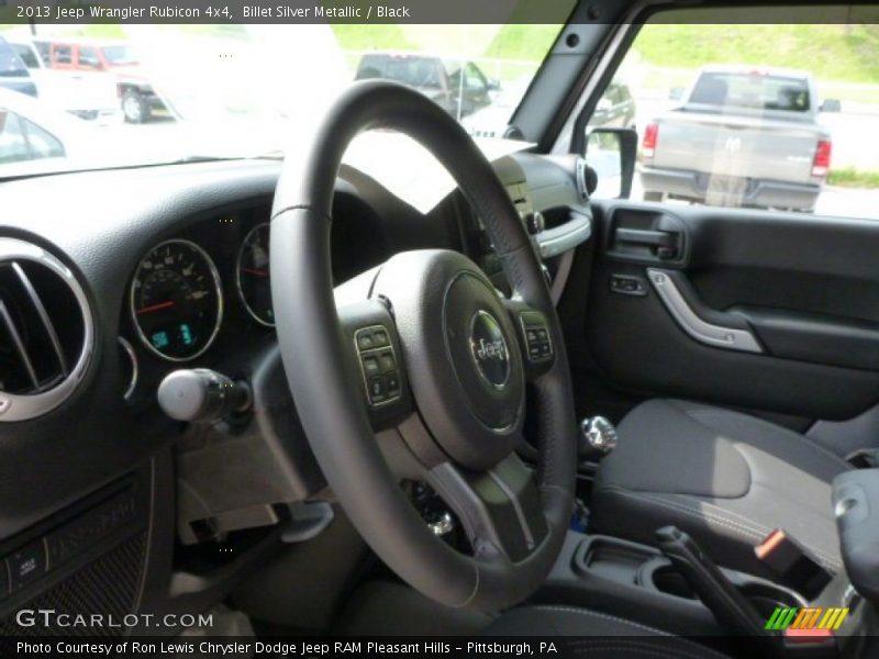 Billet Silver Metallic / Black 2013 Jeep Wrangler Rubicon 4x4