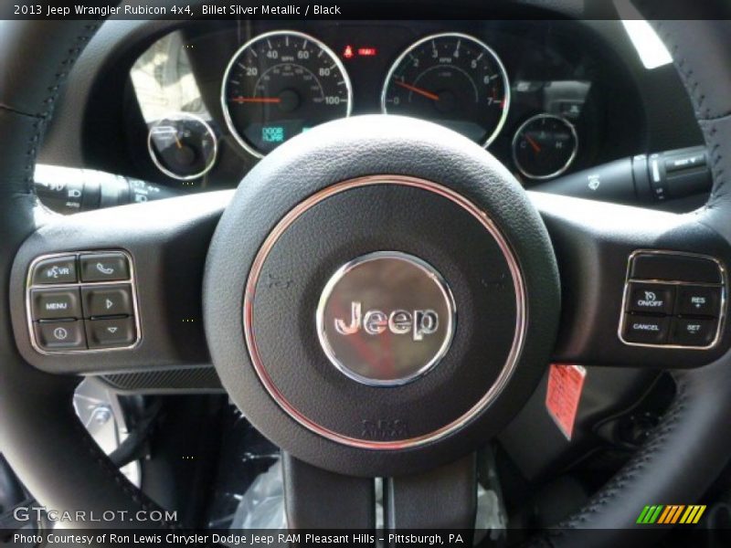 Billet Silver Metallic / Black 2013 Jeep Wrangler Rubicon 4x4