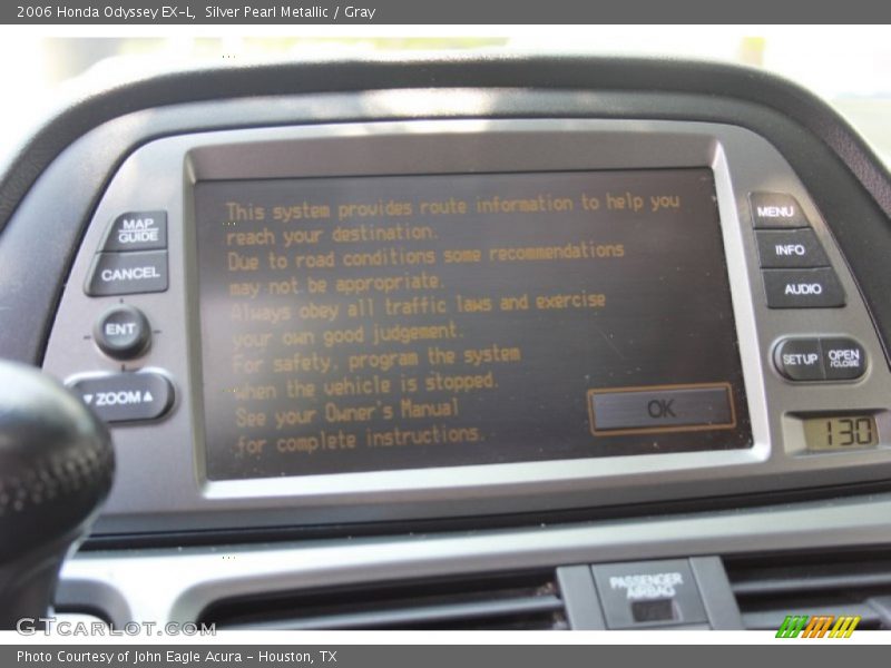 Silver Pearl Metallic / Gray 2006 Honda Odyssey EX-L