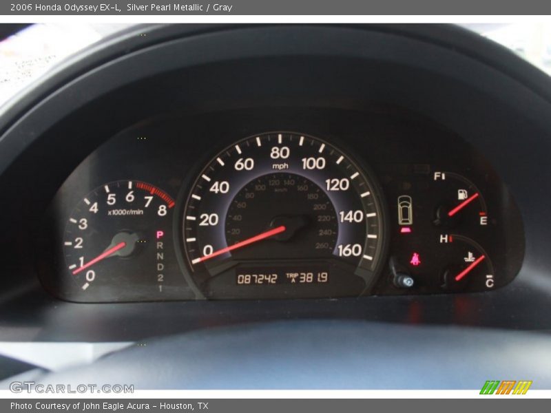 Silver Pearl Metallic / Gray 2006 Honda Odyssey EX-L