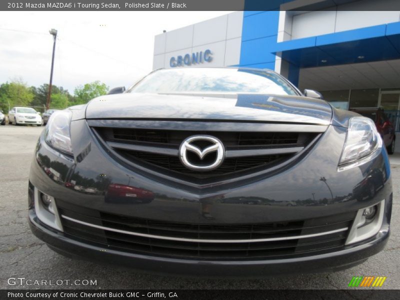 Polished Slate / Black 2012 Mazda MAZDA6 i Touring Sedan