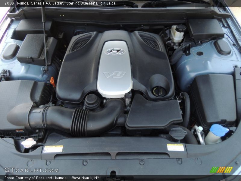  2009 Genesis 4.6 Sedan Engine - 4.6 Liter DOHC 32-Valve Dual CVVT V8