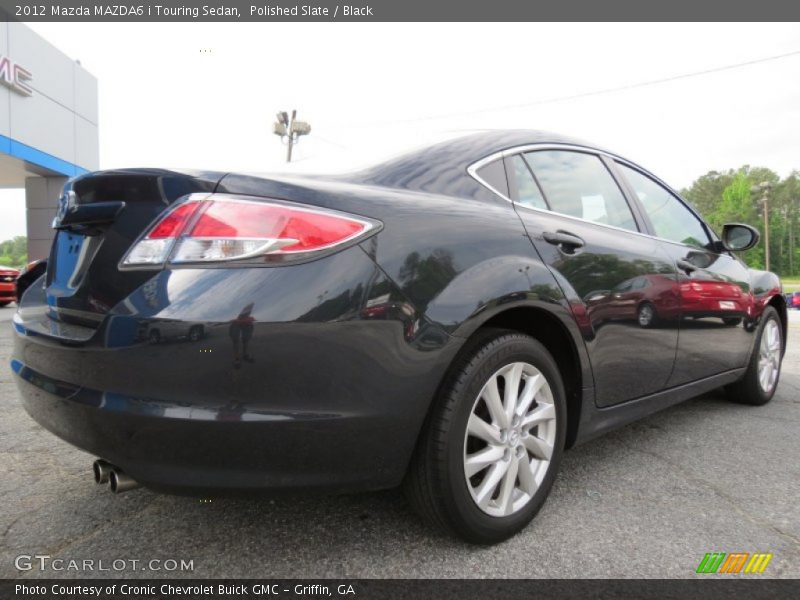 Polished Slate / Black 2012 Mazda MAZDA6 i Touring Sedan