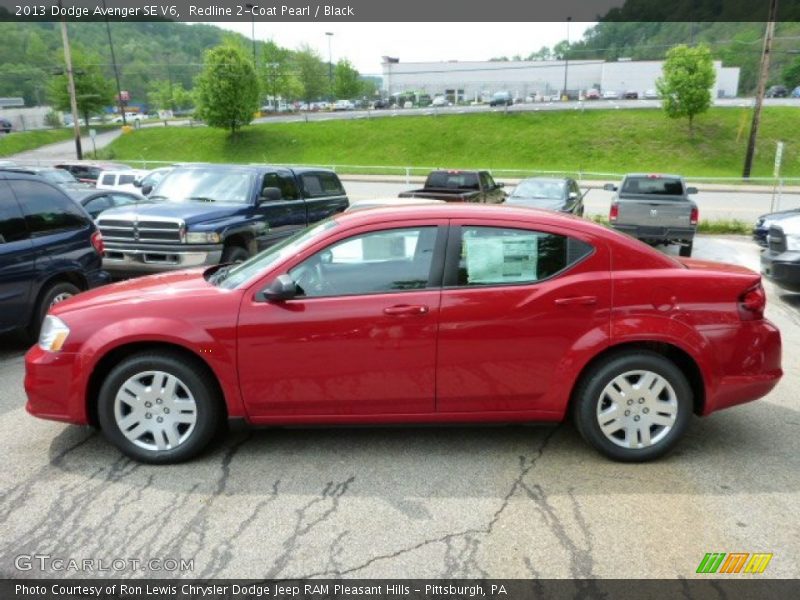 Redline 2-Coat Pearl / Black 2013 Dodge Avenger SE V6