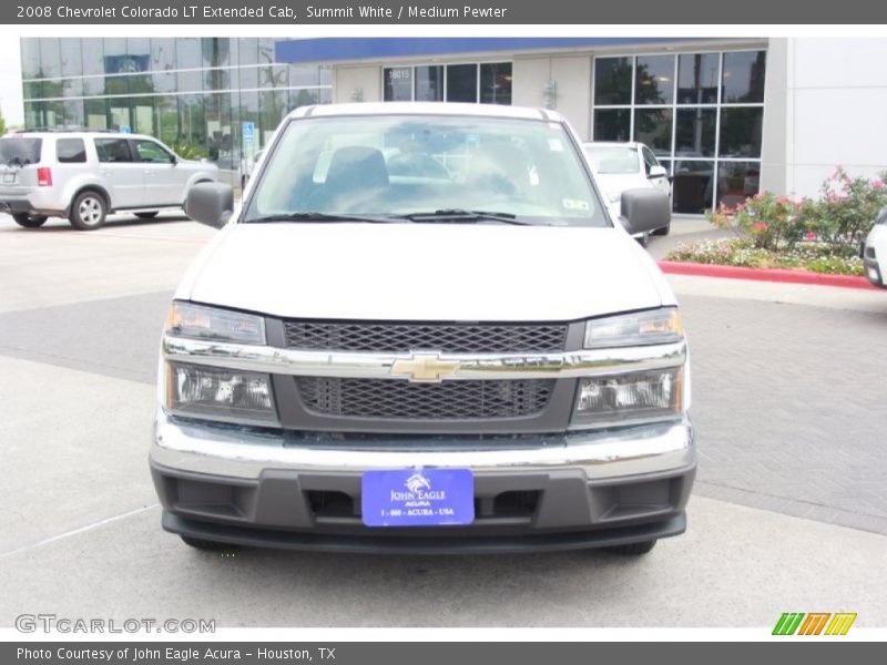 Summit White / Medium Pewter 2008 Chevrolet Colorado LT Extended Cab