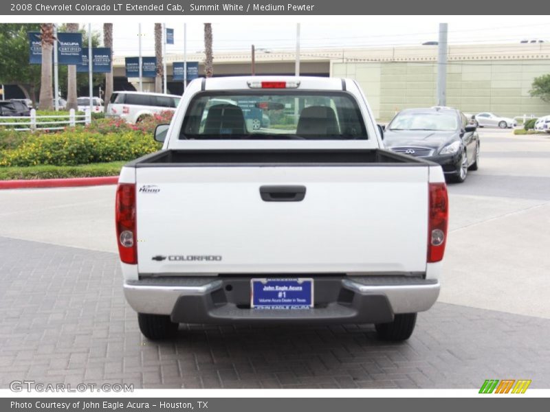Summit White / Medium Pewter 2008 Chevrolet Colorado LT Extended Cab
