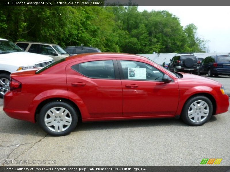 Redline 2-Coat Pearl / Black 2013 Dodge Avenger SE V6
