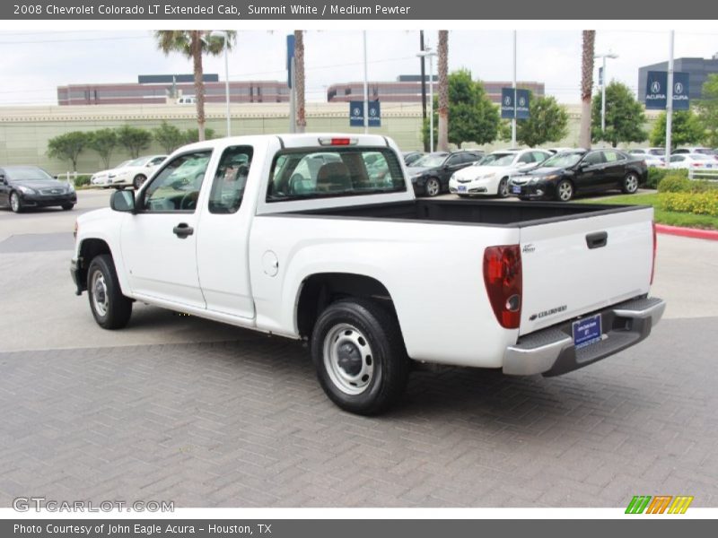 Summit White / Medium Pewter 2008 Chevrolet Colorado LT Extended Cab