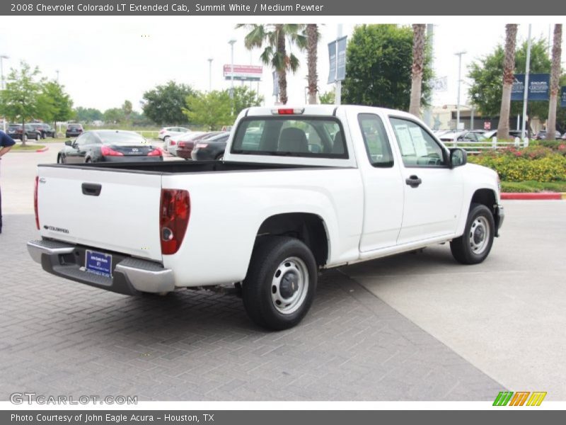 Summit White / Medium Pewter 2008 Chevrolet Colorado LT Extended Cab