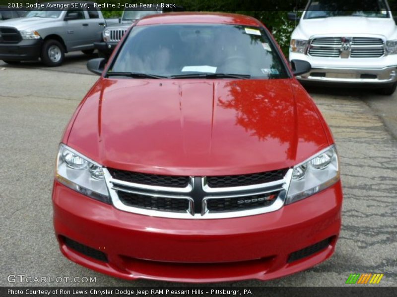 Redline 2-Coat Pearl / Black 2013 Dodge Avenger SE V6