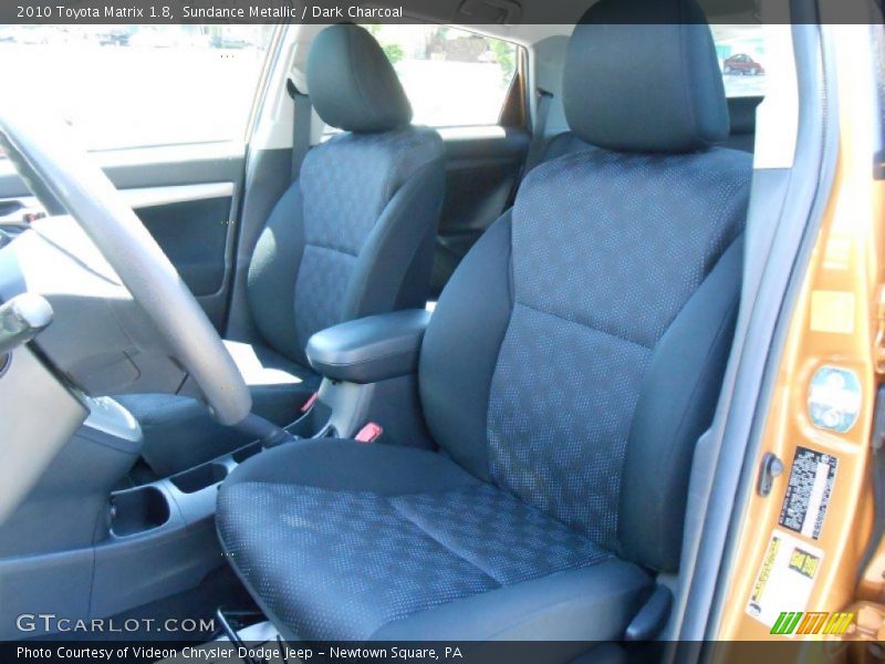 Sundance Metallic / Dark Charcoal 2010 Toyota Matrix 1.8