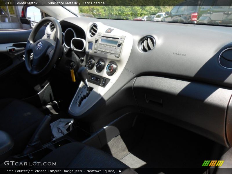 Sundance Metallic / Dark Charcoal 2010 Toyota Matrix 1.8