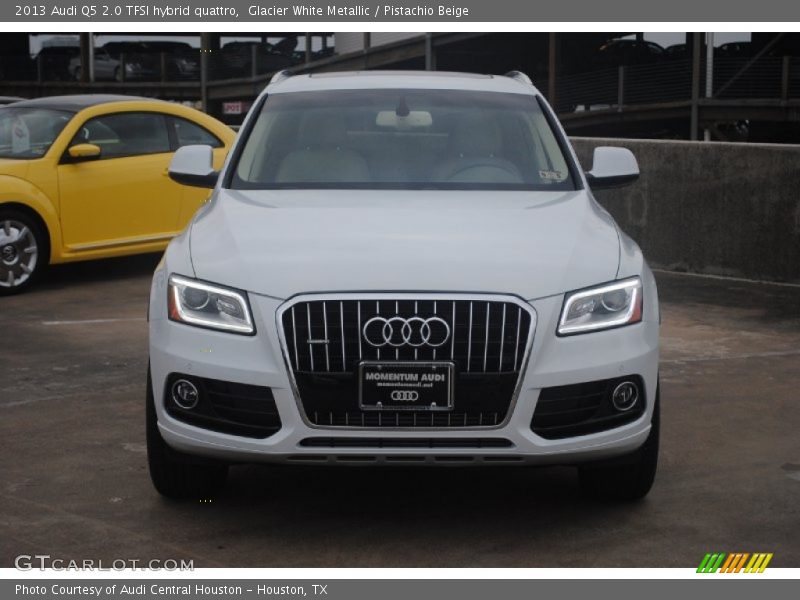 Glacier White Metallic / Pistachio Beige 2013 Audi Q5 2.0 TFSI hybrid quattro