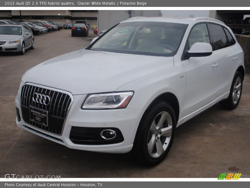 Glacier White Metallic / Pistachio Beige 2013 Audi Q5 2.0 TFSI hybrid quattro