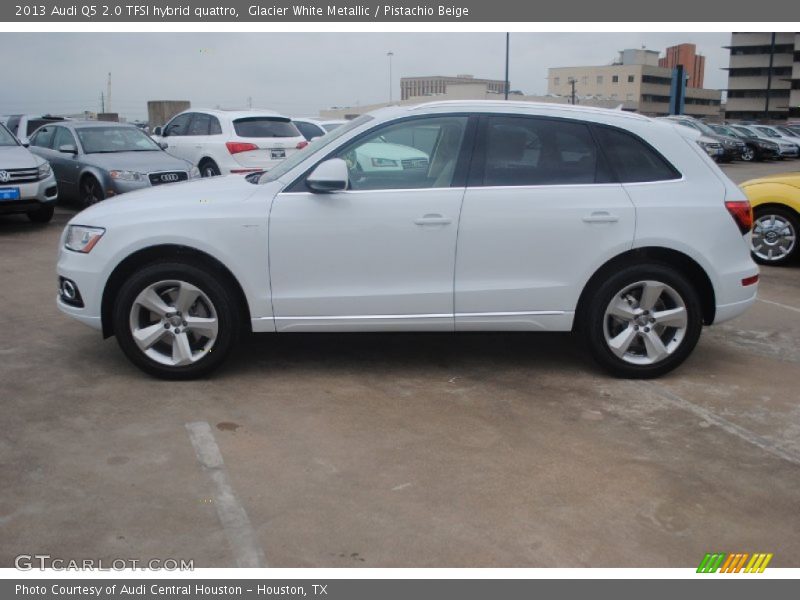 Glacier White Metallic / Pistachio Beige 2013 Audi Q5 2.0 TFSI hybrid quattro