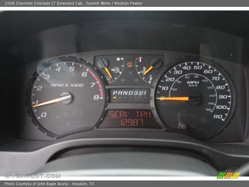 Summit White / Medium Pewter 2008 Chevrolet Colorado LT Extended Cab