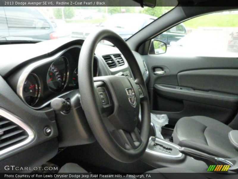Redline 2-Coat Pearl / Black 2013 Dodge Avenger SE V6