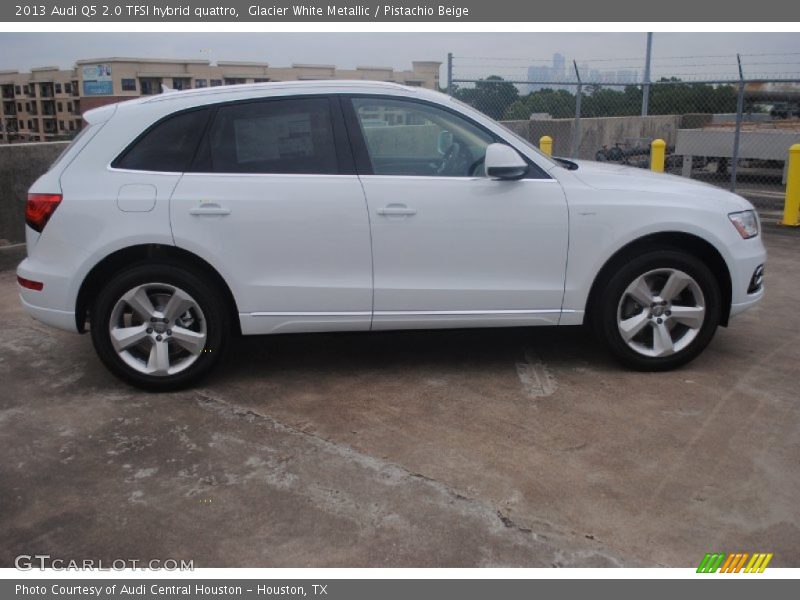 Glacier White Metallic / Pistachio Beige 2013 Audi Q5 2.0 TFSI hybrid quattro