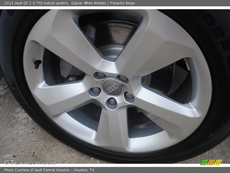 Glacier White Metallic / Pistachio Beige 2013 Audi Q5 2.0 TFSI hybrid quattro
