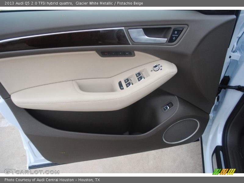 Glacier White Metallic / Pistachio Beige 2013 Audi Q5 2.0 TFSI hybrid quattro