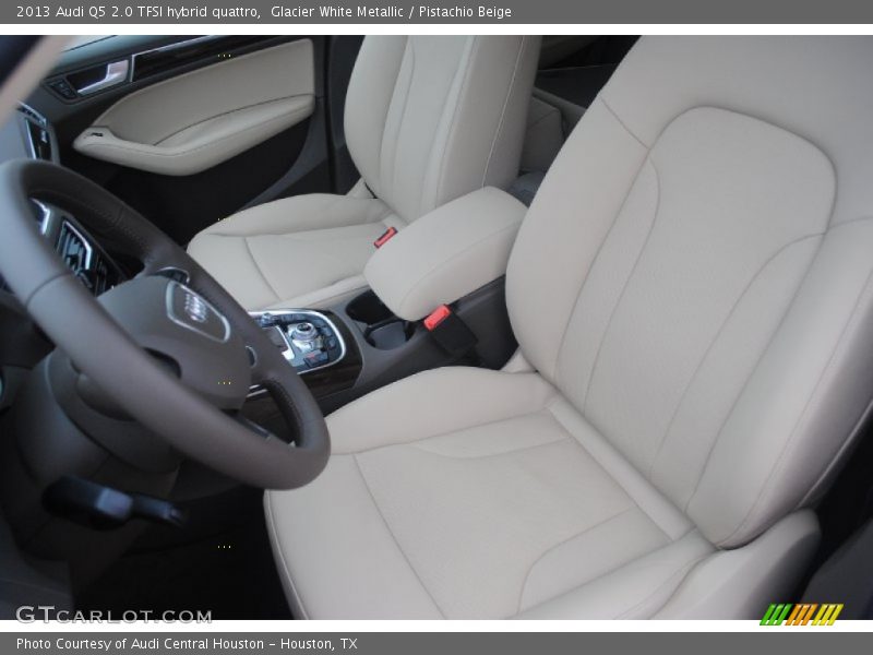 Glacier White Metallic / Pistachio Beige 2013 Audi Q5 2.0 TFSI hybrid quattro