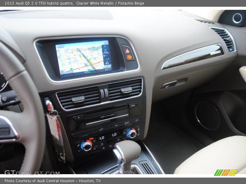 Glacier White Metallic / Pistachio Beige 2013 Audi Q5 2.0 TFSI hybrid quattro