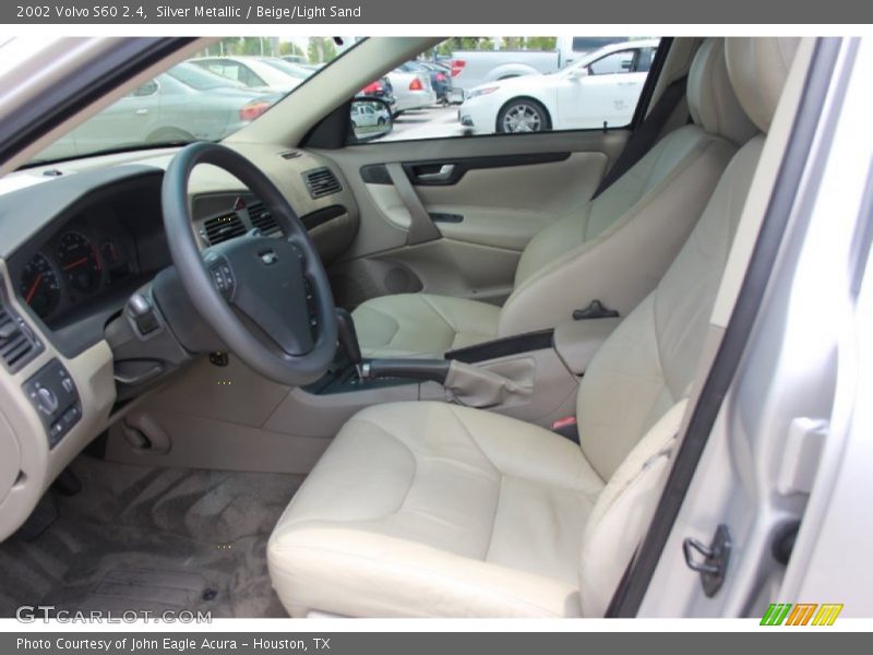 Silver Metallic / Beige/Light Sand 2002 Volvo S60 2.4