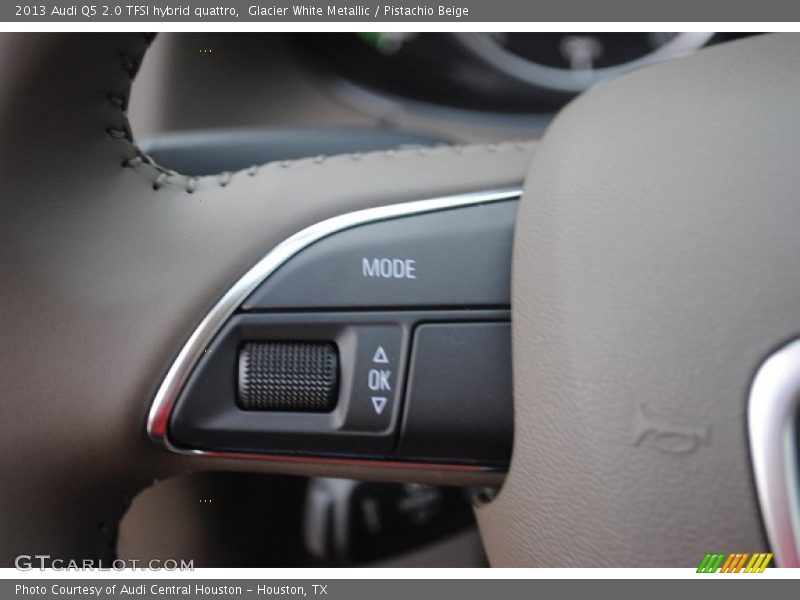 Glacier White Metallic / Pistachio Beige 2013 Audi Q5 2.0 TFSI hybrid quattro