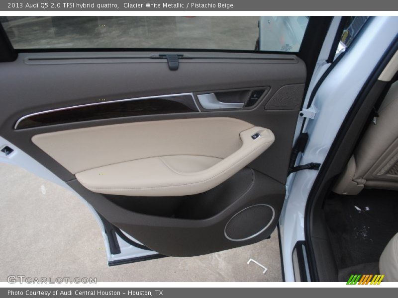 Glacier White Metallic / Pistachio Beige 2013 Audi Q5 2.0 TFSI hybrid quattro