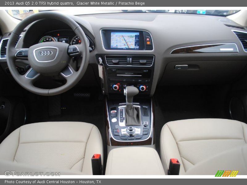 Glacier White Metallic / Pistachio Beige 2013 Audi Q5 2.0 TFSI hybrid quattro