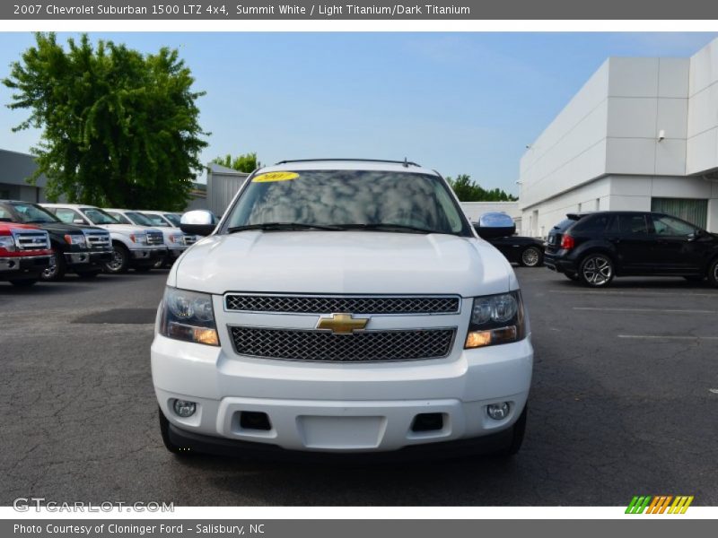 Summit White / Light Titanium/Dark Titanium 2007 Chevrolet Suburban 1500 LTZ 4x4