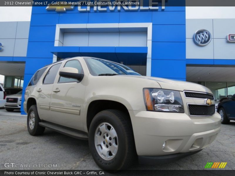 Gold Mist Metallic / Light Cashmere/Dark Cashmere 2012 Chevrolet Tahoe LT