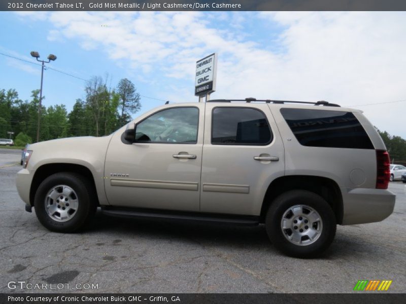 Gold Mist Metallic / Light Cashmere/Dark Cashmere 2012 Chevrolet Tahoe LT