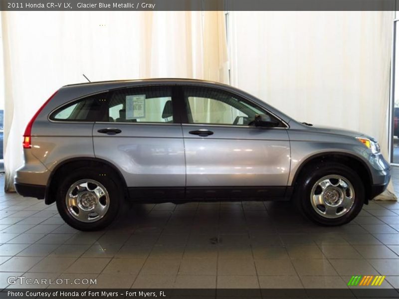 Glacier Blue Metallic / Gray 2011 Honda CR-V LX