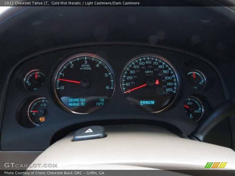 Gold Mist Metallic / Light Cashmere/Dark Cashmere 2012 Chevrolet Tahoe LT