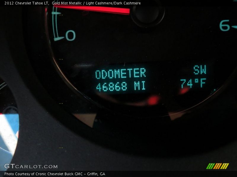 Gold Mist Metallic / Light Cashmere/Dark Cashmere 2012 Chevrolet Tahoe LT