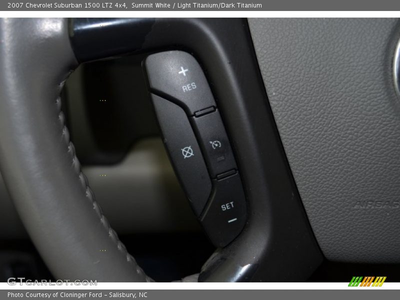 Summit White / Light Titanium/Dark Titanium 2007 Chevrolet Suburban 1500 LTZ 4x4