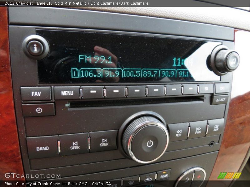 Gold Mist Metallic / Light Cashmere/Dark Cashmere 2012 Chevrolet Tahoe LT