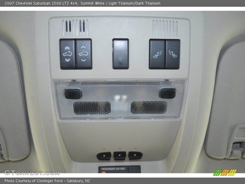 Summit White / Light Titanium/Dark Titanium 2007 Chevrolet Suburban 1500 LTZ 4x4