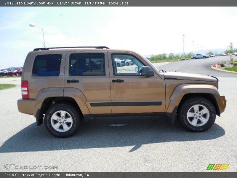 Canyon Brown Pearl / Pastel Pebble Beige 2012 Jeep Liberty Sport 4x4