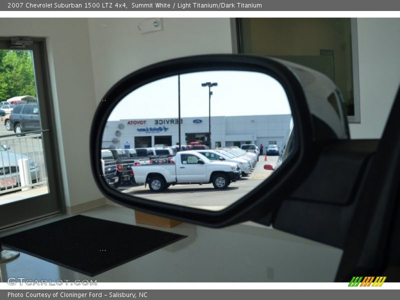 Summit White / Light Titanium/Dark Titanium 2007 Chevrolet Suburban 1500 LTZ 4x4