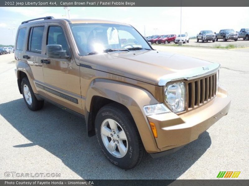 Canyon Brown Pearl / Pastel Pebble Beige 2012 Jeep Liberty Sport 4x4