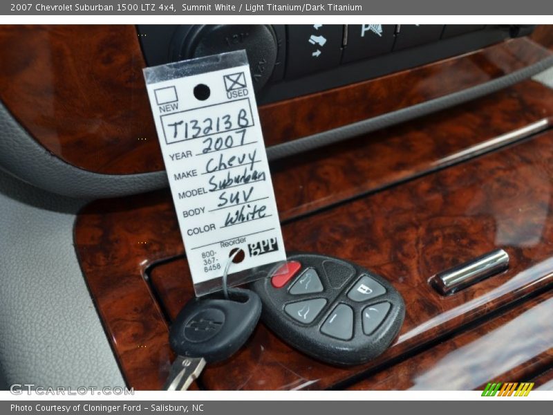 Keys of 2007 Suburban 1500 LTZ 4x4