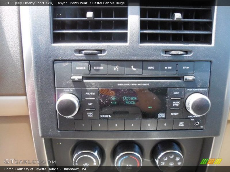 Canyon Brown Pearl / Pastel Pebble Beige 2012 Jeep Liberty Sport 4x4